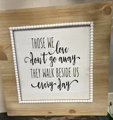 Beaded sign — Jil's Flower Haus
