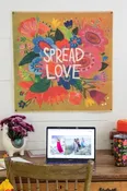 Canvas Tapestry-Spread Love