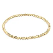 ENEWTON CLASSIC GOLD 3MM BEAD BRACELET