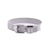ADJUSTABLE BELT SHAPE MESH BANGLE BRACELET