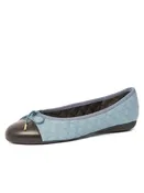 Best Quilted Denim Ballet Flat