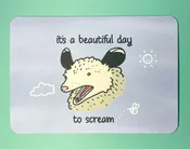2Birds1Pencil: Beautiful Day To Scream Card