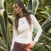 White Boat Neck Crochet Top