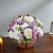 Peace, Prayers & Blessings Lavender & White