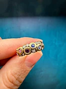 Alex Sepkus Candy Ring R122S Purple/Blue