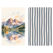 Bells Reflection | Waffle Weave Microfiber Towels Kitchen & Bath: Hand Towel