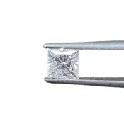 0.72 CARAT SQUARE BRILLIANT GIA CERTIFIED J COLOR SI2 CLARITY NATURAL DIAMOND