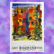 1989 Art Reach Commemorative Poster — Art Reach of Mid Michigan