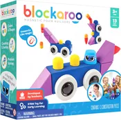 Blockaroo Magnetic Foam Building Blocks Roadster Set
