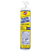 Plastic Sheeting, 4mil, 10ft x 25ft — Get Ready!  Emergency Planning Center