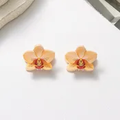 Mini Orchid Hair Clips 2pk