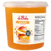 Dr. Boba Mango Popping Boba 7.5 lb Tubs
