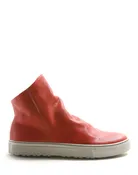 BIEL Red Leather Sneaker Boots