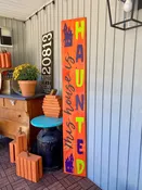 Haunted House Porch Leaner — Creative Expressions KC