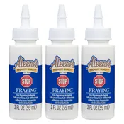 Aleene's Stop Fraying Permanent Fabric Adhesive 2 fl. oz. 3 Pack