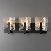 American Made Hubbardton Forge Arc 3-Light Bathroom Sconce