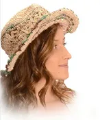 Tropic Traveler Hemp and Cotton Crochet Brim Hat
