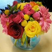 Bubble Vase Mix Bouquet