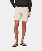 Light Brown Slim Leg Chino Shorts