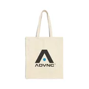 ADVNC Logo Cotton Canvas Tote Bag