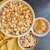 Caramel Cashew Popcorn