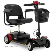 4-Wheel Go-Go Elite Traveller Scooter - Upgraded 18AH Battery