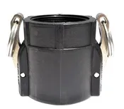 1 1/2" Female Coupler x 1 1/2" Female Thread