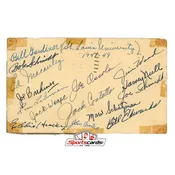 1948/49 St. Louis Basketball Team Autographed Signed GPC w/ Ed Macauley