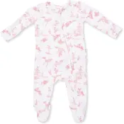 Angel Dear Ballet Toile 2 Way Ruffle Back Zipper Footie