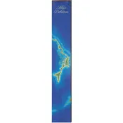 Abaco Islands, Bahamas Topographical Map Wall Art | Wall Art Print on Real Wood