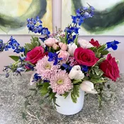 Blush and Blue