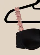 BLUSH SUEDE FLOWERS