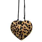 Alaia Heart Leopard Pony Hair Le Couer