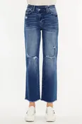 90's Criss Cross Straight Denim