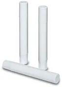 0.07 oz White Slimline Lip Balm Tube & Cap Set