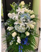 Blue and White Easel