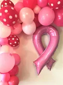Breast Cancer Awareness Pink Organic Balloon Garland