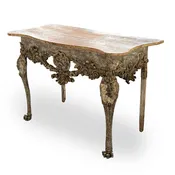 19th Century Carved Wood Console from Spain