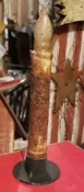 2-1/2″ Round Distressed Taper Holder