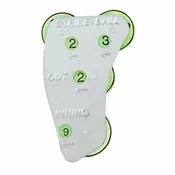 4-Dial Metal Umpire Indicator with Optic Yellow Dials