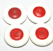 11/16" x 3/16" Tire  for small  4" Tootsie Toy, Barclay cast vehicles.