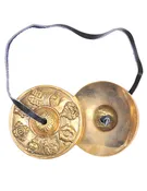 8 Auspicious Symbols Finger Cymbals Tibetan Tingsha