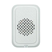12/24VDC Fire Horn-Wht-Single Gang Wall Mount-Low Frequency
