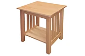 Amish Solid Wood Chemical Free End Table