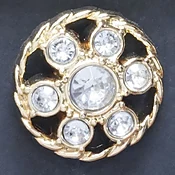 Crystal Rhinestone Button