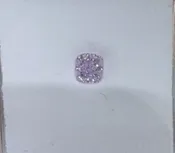 0.47 Carats Round-Cornered Rectangular Modified Brilliant Fancy Intense Purple Diamond