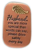 Angel Wing Visor Clip – “Husband”