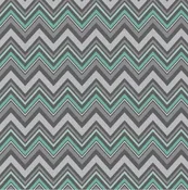 Aqua and Gray Chevron — The Broadway Silk Store
