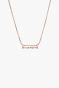 3 Baguette Necklace