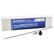 0.3 mm Needle, Nozzle and Fluid Tip Cap Set Only - Fits the Model 120 Plus Airbrush - Fine Detail Control Spraying